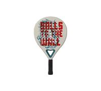 Burn Padel - Raquette Lion Strike -Forme Ronde, Blanc