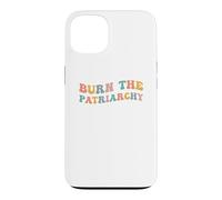 Burn The Patriarchy Droits des Femmes Égalité des Genres féministe Coque pour iPhone 13