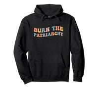 Burn The Patriarchy Droits des Femmes Égalité des Genres féministe Sweat à Capuche
