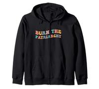 Burn The Patriarchy Droits des Femmes Égalité des Genres féministe Sweat à Capuche