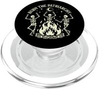 Burn The Patriarchy - Féminisme féministe Effrayant d'halloween PopSockets PopGrip pour MagSafe