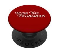 Burn The Patriarchy Féministe Égalité des Genres Droits des Femmes PopSockets PopGrip Adhésif