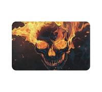 Burn The SkullSupernatural Symbols Black Printing 1 pièce Serviette de plage en velours peau de pêche à séchage rapide surdimensionnée 140 x 70 cm pour adultes, serviette super absorbante