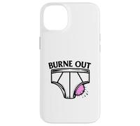 Burne Out - T-Shirt Humour Travail et Fatigue du Slip Coque pour iPhone 14 Plus
