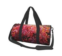 Burning bush with red berries Print Travel Duffel Bags With Pocket and Adjustable Strap Large Gym Bag Fashion Yoga Bag For Women Men, Black, One Size, Fashion, Black, One Size, Fashion, Noir , Taille