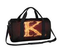 Burning Fire K Sac de sport pour enfants filles garçons femmes hommes
