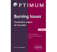 Burning Issues - Vocabulaire Anglais De L'actualité