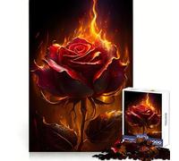 Burning Love V Puzzle 1000 pièces pour Adultes Bien-être cérébral,Loisirs agréables,découpe soignée,Cadeau Symbolique (38x26cm)