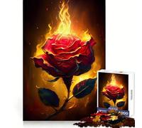Burning Love V Puzzle de 1000 pièces pour Adolescents Stimule la pensée Critique Temps Bien dépensé Ajustement Unique (38x26cm)