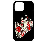 Burning Money Little Devil Tatouage Traditionnel Flash Coque pour iPhone 16 Pro Max