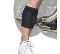 BurnJacket Max - Manchon de protection contre les brûlures du tuyau d'échappement de moto avec triple couche de protection, convient aux mollets de 31,8 à 40,6 cm - Bouclier thermique pour jambes
