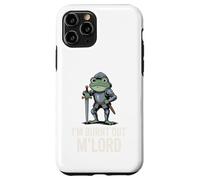 Burnt Out M'Lord Frog Knight Fantasy Meme Quote Men Women Coque pour iPhone 11 Pro