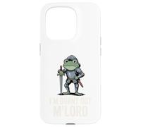 Burnt Out M'Lord Frog Knight Fantasy Meme Quote Men Women Coque pour iPhone 15 Pro