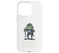 Burnt Out M'Lord Frog Knight Fantasy Meme Quote Men Women Coque pour iPhone 15 Pro Max