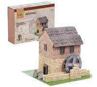 Buroku - Kit de Construction Médiévale 390 Pièces | Moulin à Eau Réaliste | Briques de Pierre | Favorise l'Apprentissage STEM et les Compétences Motrices | pour Enfants et Adultes