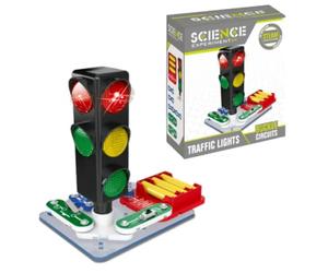 Buroku - Kit Éducatif Feu de Signalisation Électronique | Jeu STEM Circuits et LED | Apprends l’Électricité et Le Trafic Routier | Instructions Illustrées | pour Enfants