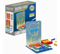 Buroku - Kit Tableau Lumineux | Ardoise Transparente Éclairée | Dessine avec la Lumière et Monte Ton Circuit Électrique | Jeu STEM Créatif et Éducatif pour Enfants | Art et Science à la Maison