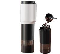 Burr Coffee Grinder Electric-Machine de précision, moteur de fonctionnement silencieux, lames en acier inoxydable, construction facile à nettoyer | Moulin à café portable, presse