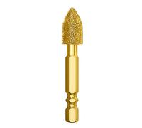 Burr De Broyage Rotatif Enduit De Diamants Avec Tige Hexagonale Gravure Gravure Bit Tool Pour Les Bijoutiers Et Les Amateurs D'artisanat Buffre Fabrication Bijoux