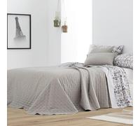 Burrito Blanco Couvre-lit d'été, Polyester, Gris, Ancho de 180 a 200 cm