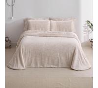 Burrito Blanco Couvre-lit d'hiver avec Molleton pour lit de 90 cm (+ Dimensions Disponibles) | Motif 441 | Couleur écru (180 x 260 cm)