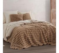Burrito Blanco Couvre-lit d'hiver en Molleton pour lit de 135 cm (+ Dimensions Disponibles) | Design 438 | Couleur Camel (230 x 260 cm)
