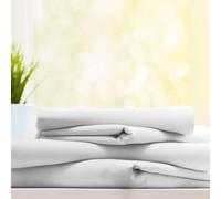 Burrito Blanco Drap de Dessus G12 | 100% Coton - Respirant | Drap Large 135 | Lit Double | Blanc