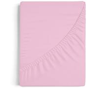 Burrito Blanco Drap-Housse 135 x 190/200 cm, pour lit de 135 cm + Dimensions Disponibles, Tissu en Coton-Polyester 50/50 cm, Motif A7 Rose
