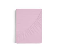 Burrito Blanco Drap Housse réglable A7 | Drap-Housse pour lit 80 x 190/200 | Coton et Polyester | lit Simple | Couleur Rose