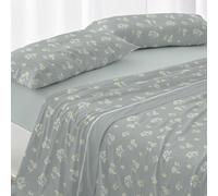Burrito Blanco Draps de Velvelina® | Lit de 105 cm (+ Dimensions Disponibles) | Design 006 | Couleur Eucalyptus (105 x 190/200 cm)