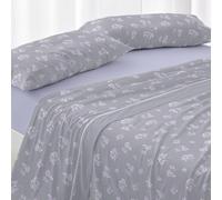 Burrito Blanco Draps de Velvelina® | Lit de 150 à 160 cm (+ Dimensions Disponibles) | Design 006 | Couleur Bleu Acier (150-160 x 190/200 cm)