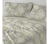 Burrito Blanco Draps en Corail, lit de 105 cm (+ Dimensions Disponibles), Design 986, Couleur Citron (105 x 190/200 cm)