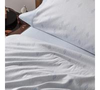 Burrito Blanco | Draps en Flanelle de Coton | Lit de 105 cm (+ Dimensions Disponibles) | Design 571 | Couleur Bleue (105 x 190/200 cm)