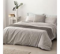 Burrito Blanco Housse de Couette en Flanelle pour lit de 90 cm (+ Dimensions Disponibles) Motif 575 Couleur Greige (90 x 190/200 cm)