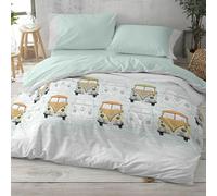 Burrito Blanco Housse de Couette imprimée, pour lit de 135 cm (+ Dimensions Disponibles), Motif 107, Couleur Menthe (135 x 190/200 cm)