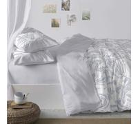Burrito Blanco | Housse de Couette imprimée pour lit de 180 cm Bleu | Comprend un drap-housse et 2 taies d'oreiller, 50 % coton, 50 % polyester, 144 fils, toucher doux, longue durée de vie