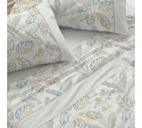 Burrito Blanco | Parure de lit 50% Coton 50% Polyester pour lit de 135 cm | 3 pièces : drap-housse, drap plat et taie d'oreiller, 144 fils, toucher doux, longue durée de vie