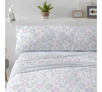 Burrito Blanco Parure de lit en Corail pour lit de 90 cm (+ Dimensions Disponibles) Motif 995 Bleu (90 x 190/200 cm)