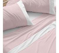 Burrito Blanco | Parure de lit | Lit de 105 cm (+ Dimensions Disponibles) | Design 238 | Couleur Corail (105 x 190/200 cm)