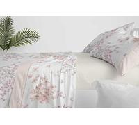 Burrito Blanco Parure de lit pour lit de 105 cm (+ Dimensions Disponibles) │ 50% Polyester 50% Coton │ Repassage Facile │ Design 525, Couleur crème