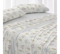 Burrito Blanco Parure de lit pour lit de 105 cm (+ Dimensions Disponibles) Motif 544, Couleur Grise (105 x 190/200 cm)