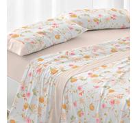 Burrito Blanco Parure de lit pour lit de 150 à 160 cm (+ Dimensions Disponibles), Design 140, Couleur pêche (150-160 x 190/200 cm)