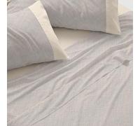 Burrito Blanco Parure de lit pour lit de 180 cm (+ Dimensions Disponibles), 50% Polyester, 50% Coton, 50% Coton, Motif 042, Couleur Grise (180 x 190/200 cm)