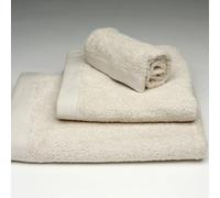 Burrito Blanco Set de Serviettes 3 pièces | Bidet 30 x 50 cm | Mains 50 x 100 cm | Douche 70 x 140 cm | 100% éponge Coton | Couleur Beige Moyen