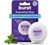 BURST Fil dentaire extensible (menthe eucalyptus/40 yards) | Absorbe les