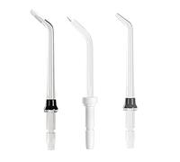 BURST Lot de 3 embouts de rechange pour hydropulseur pour haleine fraîche, dents et gencives saines, élimination de la plaque dentaire entre les dents, les appareils dentaires et le travail dentaire