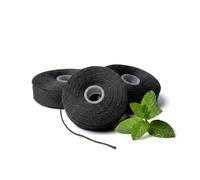 BURST Lot de 3 recharges de fil dentaire extensible (30 m par paquet) | Bobines d'arôme menthe eucalyptus | Tissé | Absorbe les taches | Végétalien | Paraben, BPA et sans cruauté envers les animaux