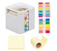 Burst Up Gluey Record Owner Coloré avec planificateur à clips et transferts de mesure pour l'organisation de l'ordinateur, gestion de notes de bureau moderne
