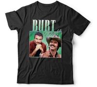 Burt Reynolds T Shirt Smokey and The Bandit Jerry Reed Snowman Retro Black 3XL