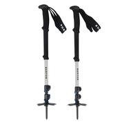 Burton - Bâtons de randonnée splitboard - Bd Expedition Pole Black/Blue en Aluminium - Taille S - Blanc Blanc S